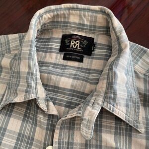 Vintage Polo Ralph Lauren 100% cotton Long Sleeve Men’s Plaid Shirt